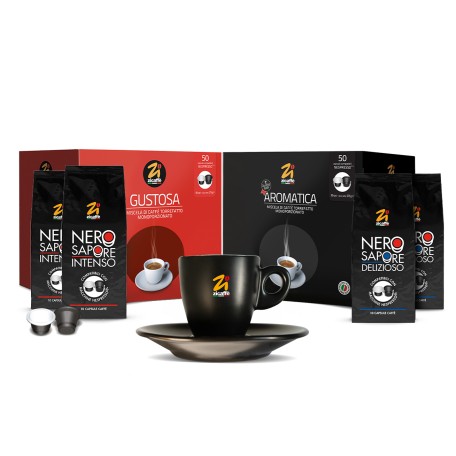 Zicaffè - Pack découverte Nespresso capsules