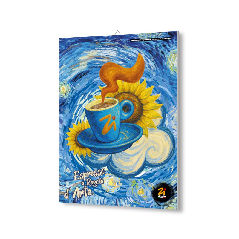 Quadrotto Espresso a Regola d'Arte Van Gogh
