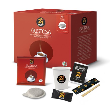 Zicaffè - Pack bureau dosette Gustosa
