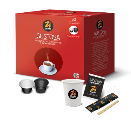 Zicaffè - Pack bureau nespresso Gustosa