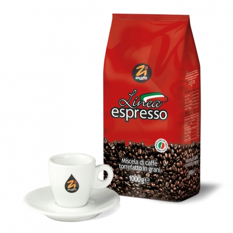 6 Kg Linea Espresso + 6 Tazzine bianche